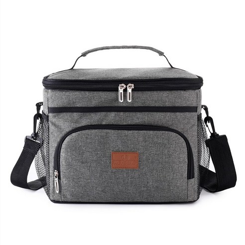뜨거운 판매 15L 절연 열 쿨러 도시락 가방 작업 피크닉 가방 자동차 아이스 팩 Bolsa termica loncheras para mujer, Gray