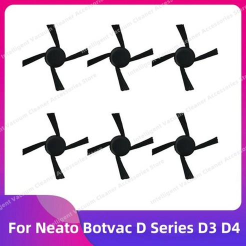 Neato Botvac D Series D3 D4 D5 D6 D7 D9 D0 D70E D75 D80 D85 로봇 청소기와 호환 메인 브러시 사이드, 26 6Pcs 4Arm