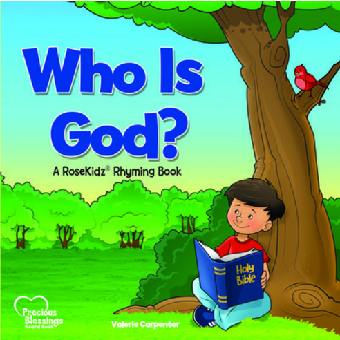 (영문도서) Kidz: Who Is God? Board Book Hardcover, Rosekidz, English, 9781628628333