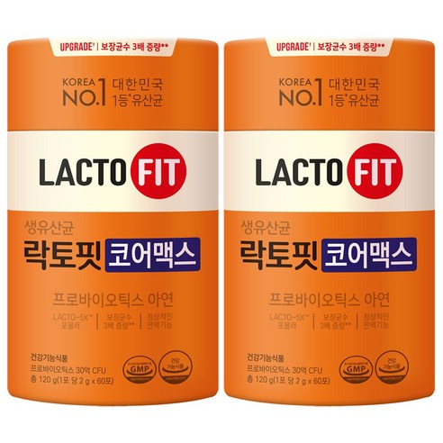 락토핏코어맥스 1200 포 12개월분 프로바이오틱스