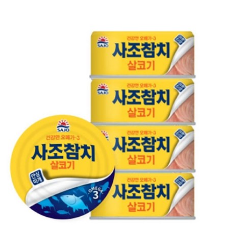 사조 살코기참치 100g 18개 세트, 1세트