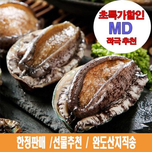 해신수산 완도활전복 25-30미 1kg, 1개 해신수산 완도활전복 25-30미 1kg, 1개