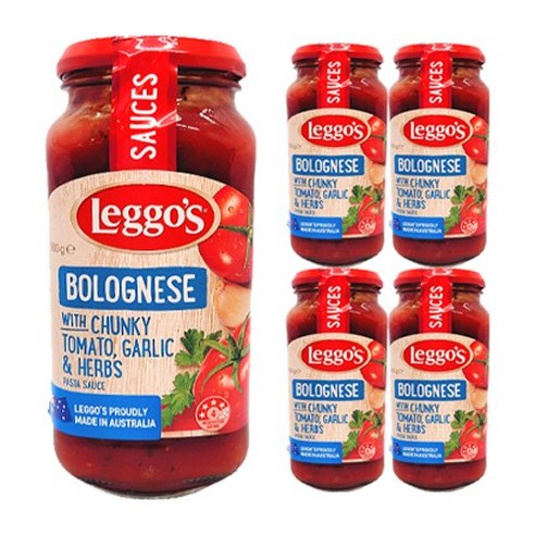 레고스 볼로네이즈 파스타 소스, 500g, 5개