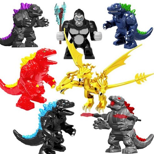 상상력과 창의력을 자극하는 고질라 vs 킹콩 블록 MOC 세트