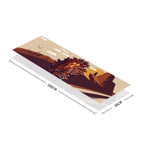 라이닝 스포츠 타월 30*100CM, 라이온 킹 백