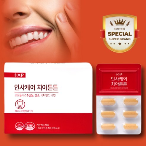 치아건강 치아형성 칼슘영양제, 3개, 60정
