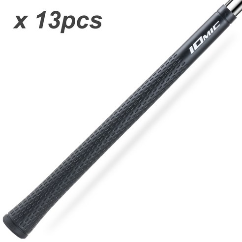13개 IOMIC STICKY 2.3 골프 그립 범용 TPE 골프 그립 골프 우드 그립 아이언, IOMIC A BK BK 13PCS