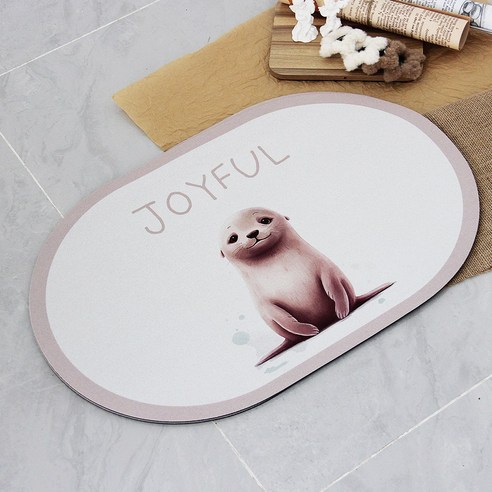 마이러블리펫 큐티베이지 빨아쓰는 규조토 발매트 40*60cm, JOYFUL