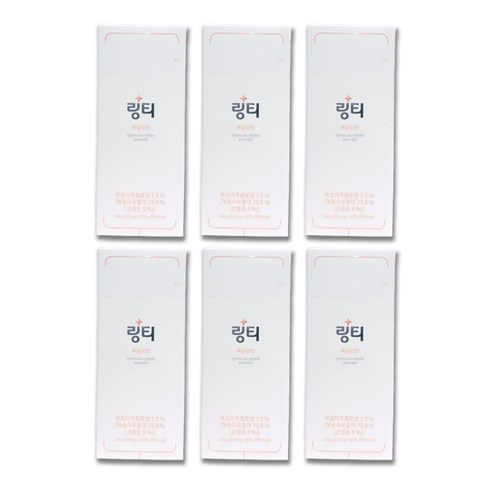 링티 수분 충전 비타민C 보충 복숭아맛 11.6g x 10포 x 3박스 30일분, 30개