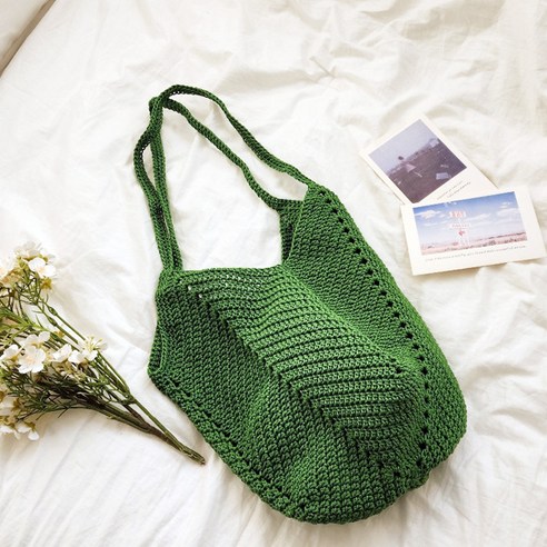 [동영상패키지]피치 코바늘 그레니스퀘어 가방(피치4볼+동영상+도안), 121