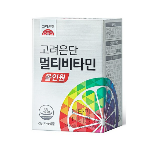 고려은단 멀티비타민 올인원, 60정, 1개