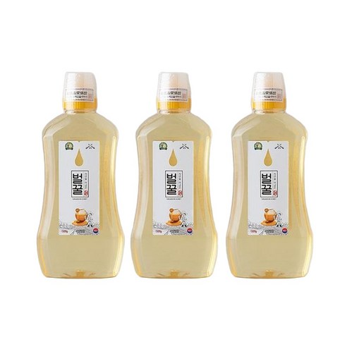 [소백산꿀아저씨]국내산 벌꿀 1.5kg x 3개, 1.5kg, 3개 - 벌집꿀 | 쿠팡