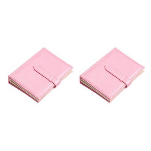 귀걸이 악세서리 정리대 정리함 보관대 보관함, 다이어리 핑크 x 2개