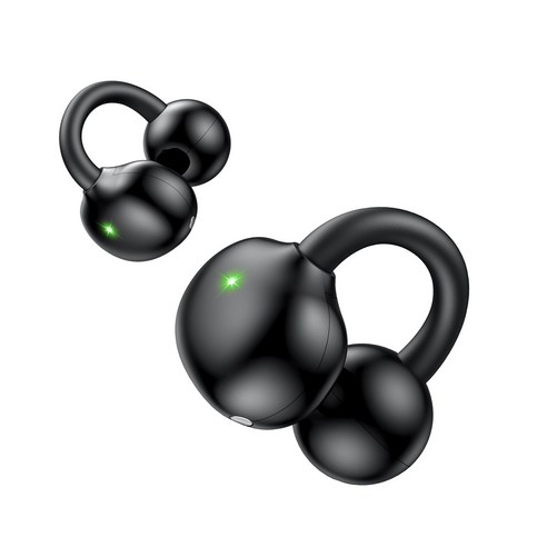 귀가 편안한 오픈형 클립 이어폰, 답답함 없이 자유롭게 음악을 즐기세요!