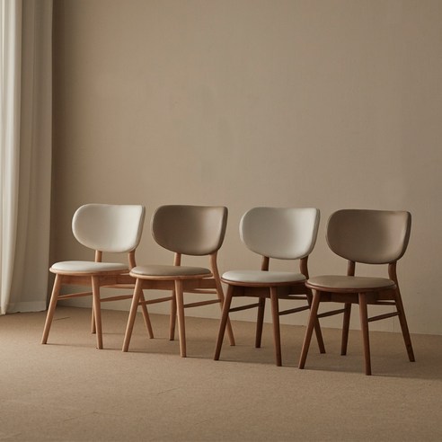 카이 쿠션 원목체어 인테리어 카페의자 - 현대적인 디자인과 편안함을 겸비한 의자