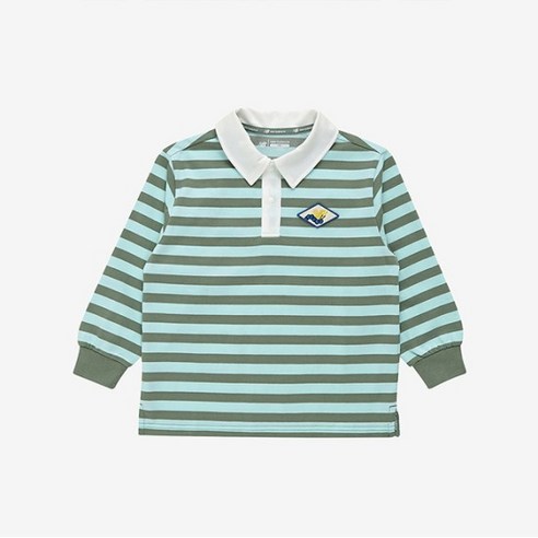 뉴발란스 키즈 스트라이프 긴팔 카라티 (제품번호: NK9BDB391U-84 F) 뉴발란스 키즈 스트라이프 긴팔 카라티 (제품번호: NK9BDB391U-84 F)