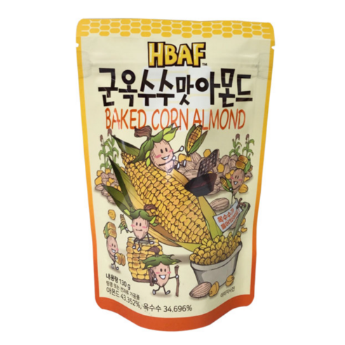 군옥수수맛 아몬드 130G 20개입, 1박스