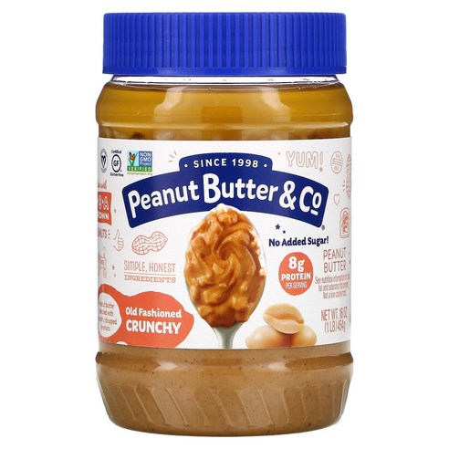 Peanut Butter Co. 올드 패션 크런치 피넛버터 16 oz, 454g, 1개