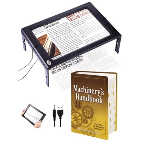 (영문도서) Machinery''s Handbook Toolbox and Magnifier Bundle Hardcover, Industrial Press, English, 9780831136901