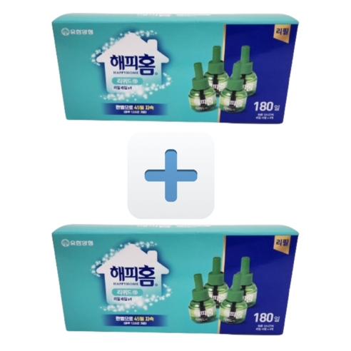 [해피홈]리퀴드 리필 45일4개X2(한정기획 1+1)