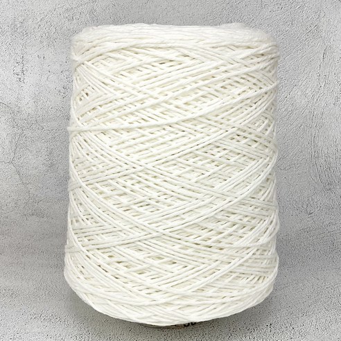 포근한 손길로 완성하는 꿈결 같은 작품, 메가 코튼 100% 아이보리 콘사