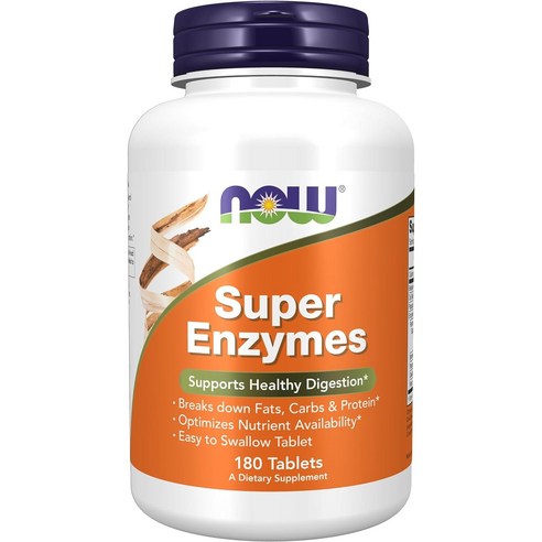 췌장효소 슈퍼엔자임 타블렛 슈퍼 효소 Super Enzymes 브로멜라인 소담즙 파파인 지방 소화 단백질 분해효소