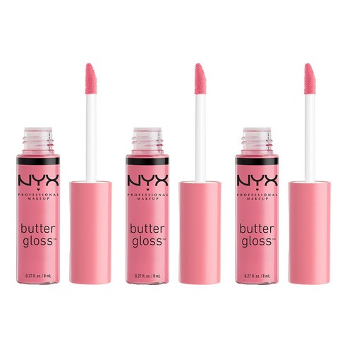 엔와이엑스 버터 립글로스, 09 Vanilla Cream Pie, 3개, 8ml