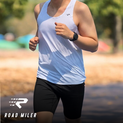 땀 걱정 없이 운동에만 집중, 로드마일러 마라톤 러닝 싱글렛