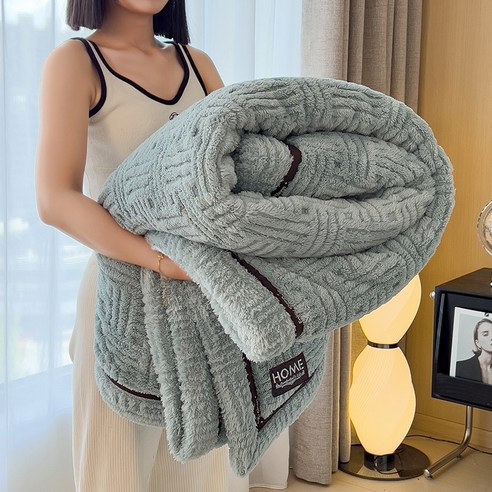 오텔르 도톰하고 부드러운 고급 프리미엄 담요