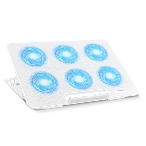 노트북의 뜨거운 심장을 달래줄 브로닉 6팬 쿨러 거치대 쿨링패드 노트북쿨러