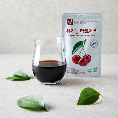 맑은농장 유기농 타트체리(70ml*30개입)_터키산 최상급 유기농 타트체리 30알이 한포에 가득, 2.1L, 1개