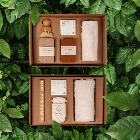 [OKㅣ강추] 친환경 생활을 위한 필수 아이템: [더도톰그린] 제로웨이스트 키트 친환경 선물 세트 [OKNOWㅣ추천상품]