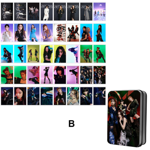에스파 (aespa) Savage LOMO 포카 40장+틴케이스, 40장 세트 B