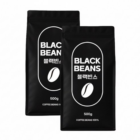 블랙빈스 원두커피 케냐AA, 2개, 500g, 핸드드립