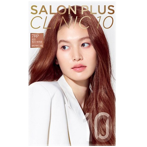 미쟝센 살롱 PLUS CLINIC 10 염색제, 7 로즈핑크브라운, 1개