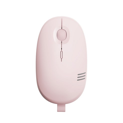 엑토 디자인 저소음 무선 블루투스 마우스 ABTM-03, 핑크