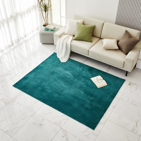 싱그러운 숲을 담은 포근한 휴식, 모던하우스 포시즌 소프트 러그 포레스트 그린