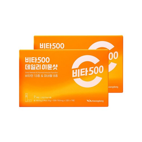 비타500 데일리 이뮨샷, 7회분, 2개
