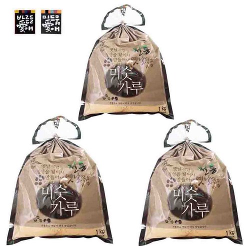 바른들애 전통 옛날 17곡 미숫가루 1kgx3개, 1kg, 3개  Best 5