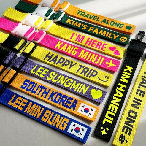 여행의 품격을 더하다: 원더스토리 캐리어 골프 네임택으로 나만의 개성을 표현하세요 캐리어네임택