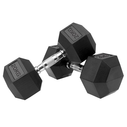 홈짐 홈트 헥사곤 덤벨 육각 아령, 20kg, 2개