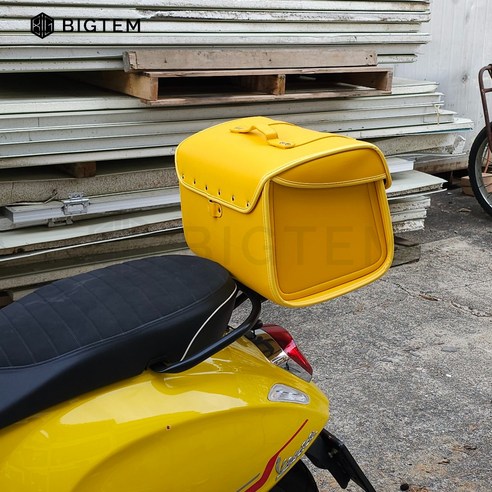 시간을 초월하는 아름다움, 빅템 클래식 가죽 탑박스로 완성하는 바이크 스타일