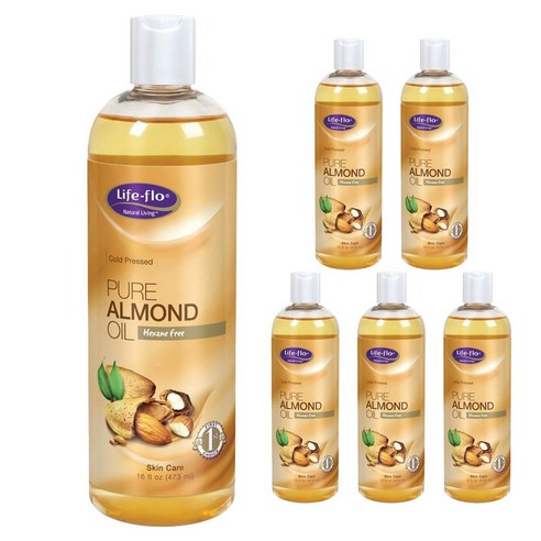 라이프플로헬스 퓨어 오일, 473ml, Almond, 6개