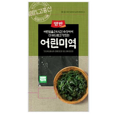 양반 동원 고흥어린미역 140g x3개(무료배송), 3개