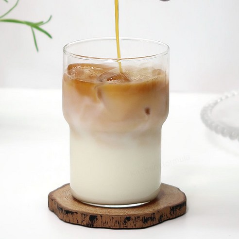 라앙 스태커블 투명 내열유리컵 380ml, 2개