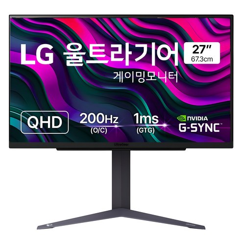 LG전자 QHD 울트라기어 게이밍 모니터 27GS75Q 방문설치 68.4cm, 화면크기, 27GS75Q, 모델명/품번 섬네일