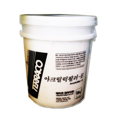 테라코 외부용 아크릴릭필러 이코노 25Kg 크랙보수 메꿈 퍼티빠데, 1개