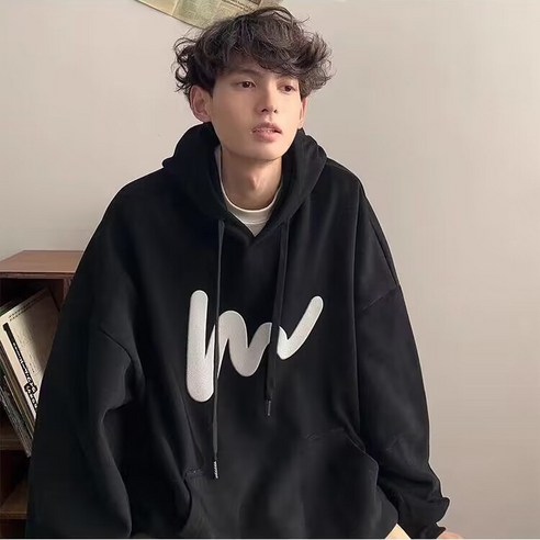 봄과 가을에 스타일리시하고 편안한 1+1 후드티