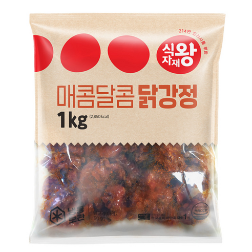 푸디스트 식자재왕 매콤달콤닭강정 동해식품, 8개, 1kg