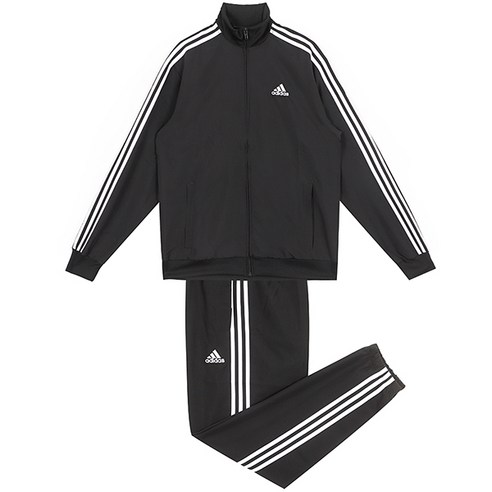 아디다스 3-STRIPES WOVEN TRACK SUIT 헬스 운동 러닝 상하의 트레이닝복 아디다스져지